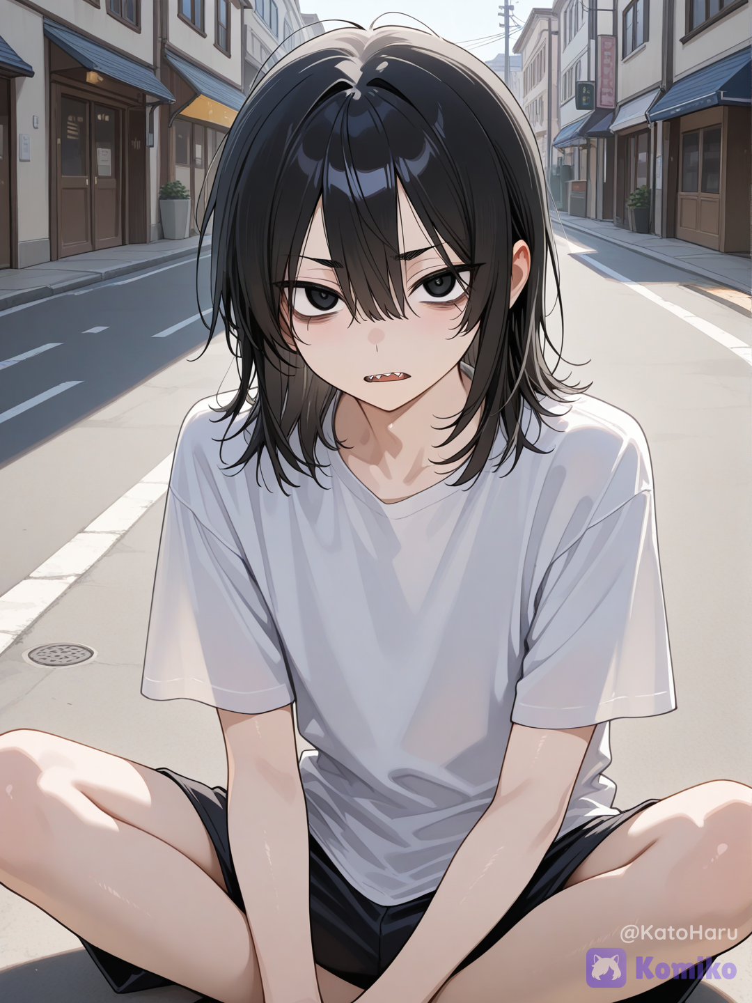 Haru in the сity.