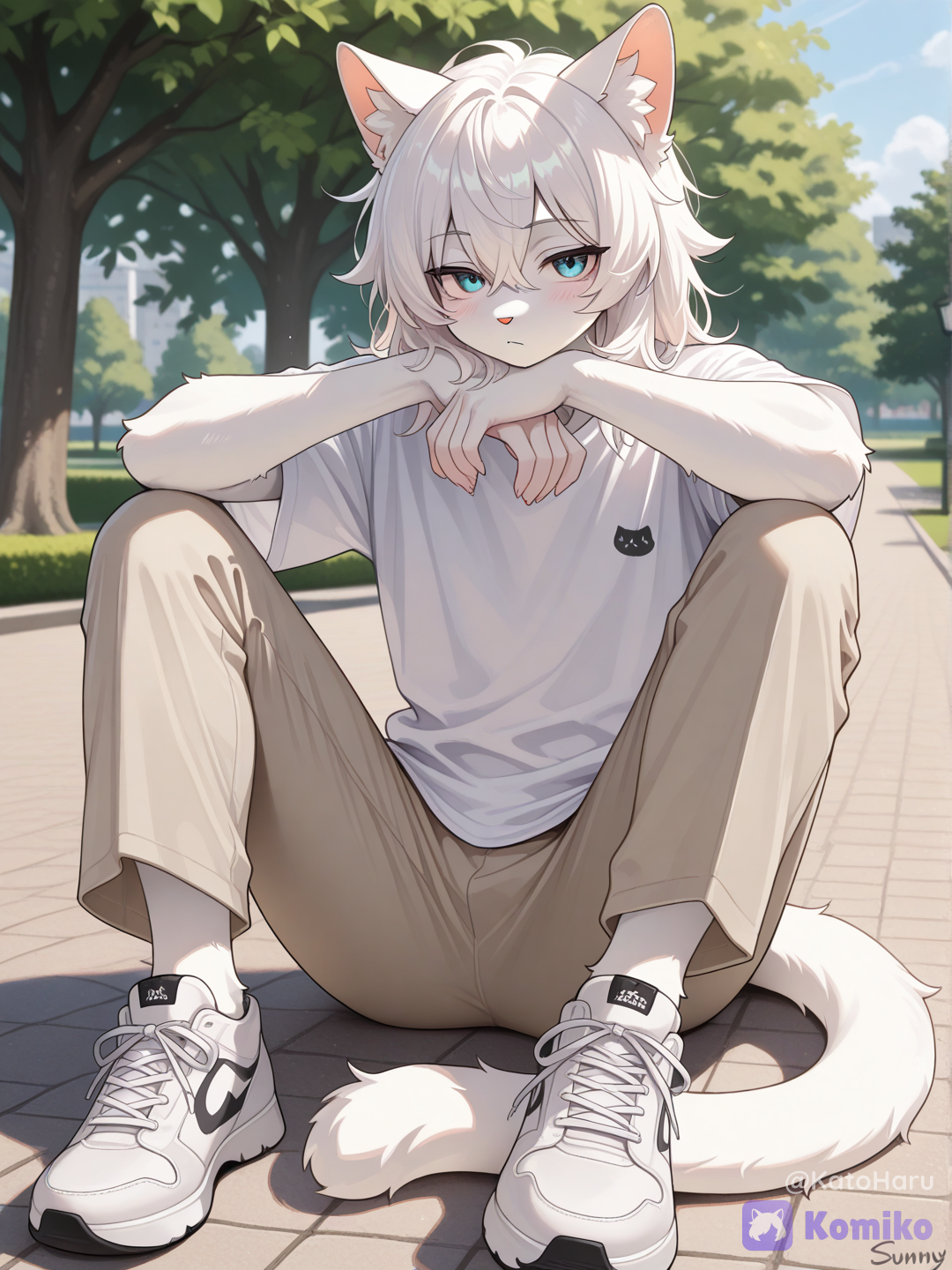 Cutie in the park.