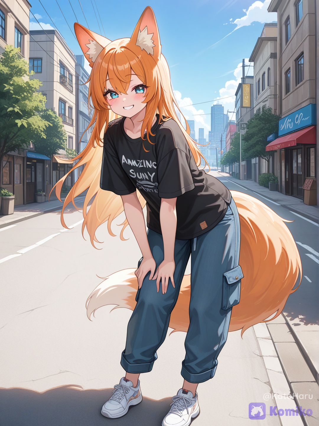 A chance meeting on the street.