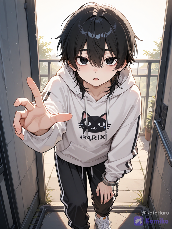 Haru wants to pet you.