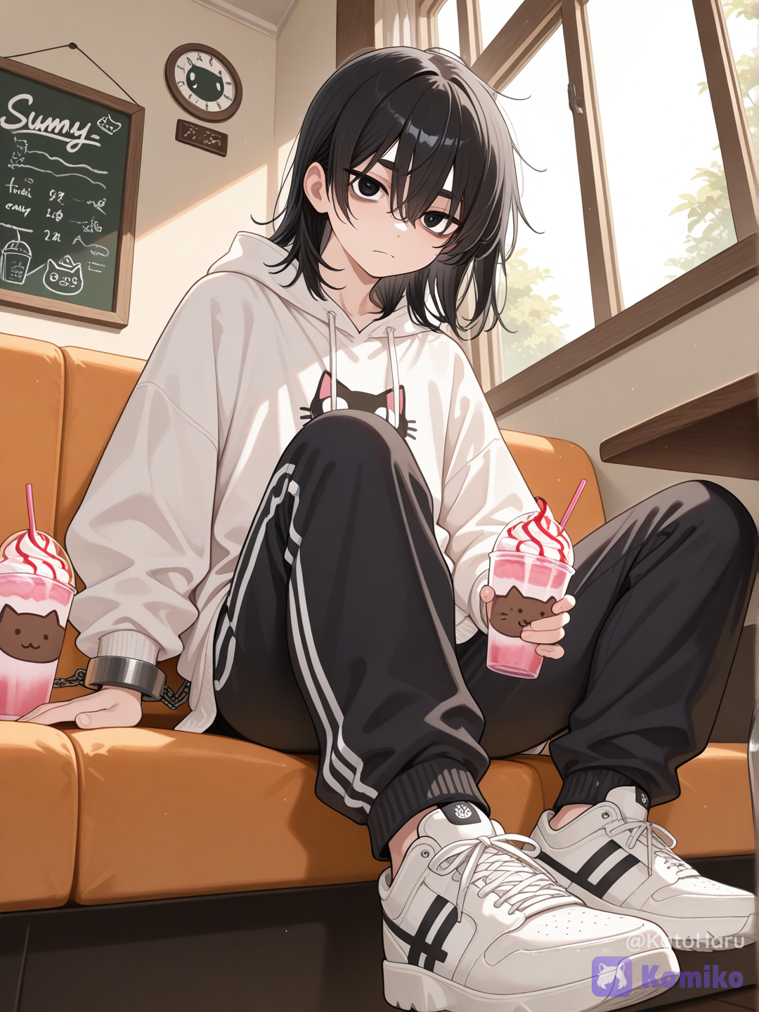 Come sit next to me.