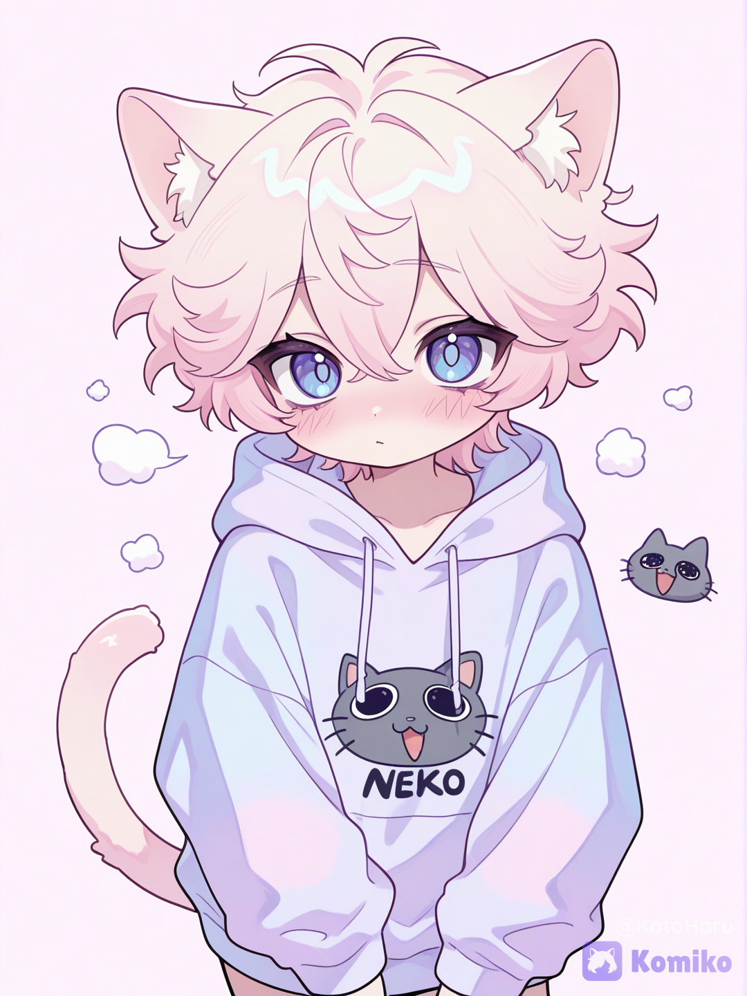 Neko chibi boy.