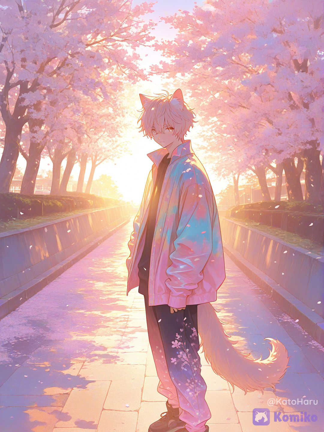 A moment before we meet.