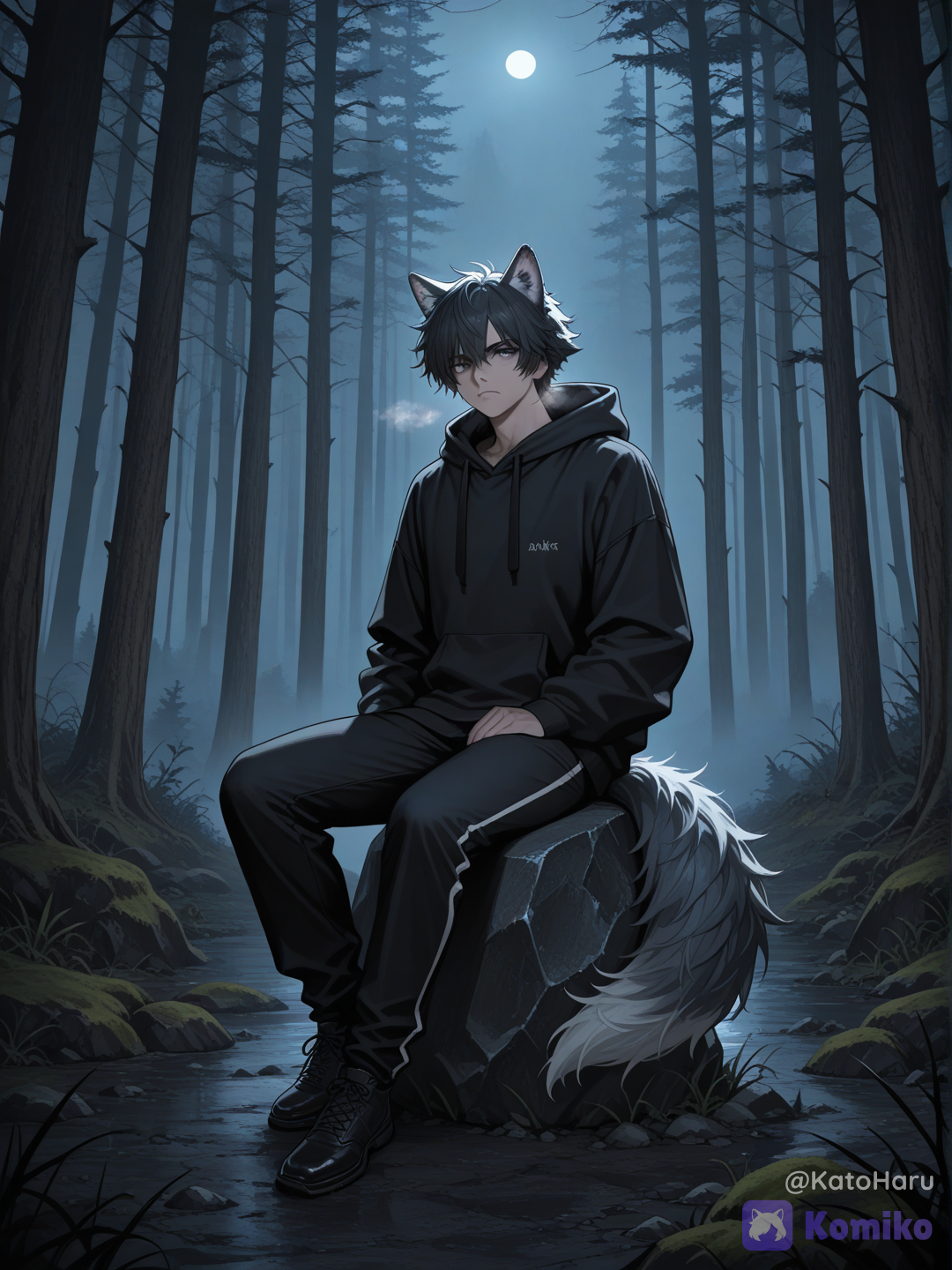 Who is the fluffiest boy here?