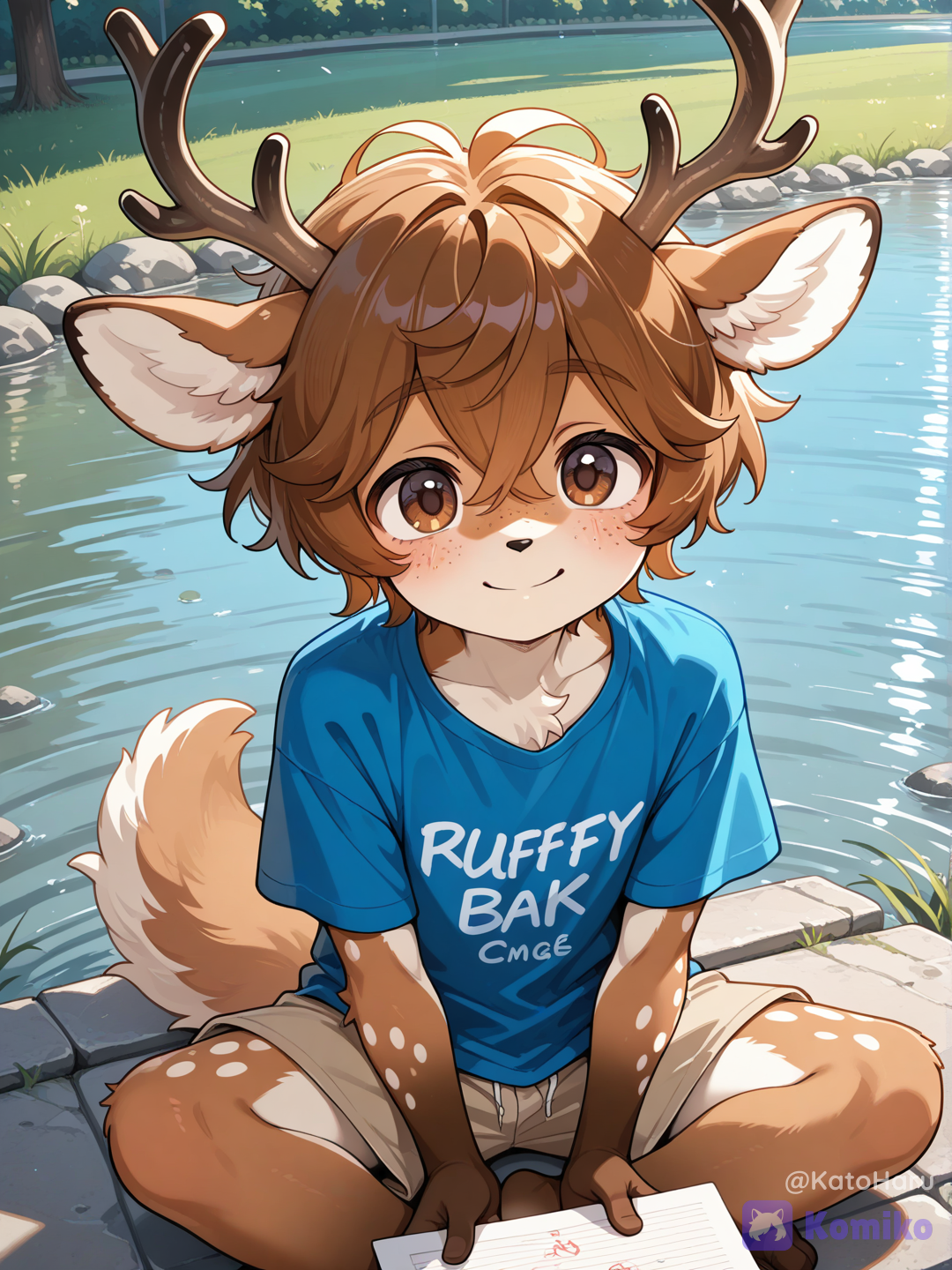 Asher as a child.