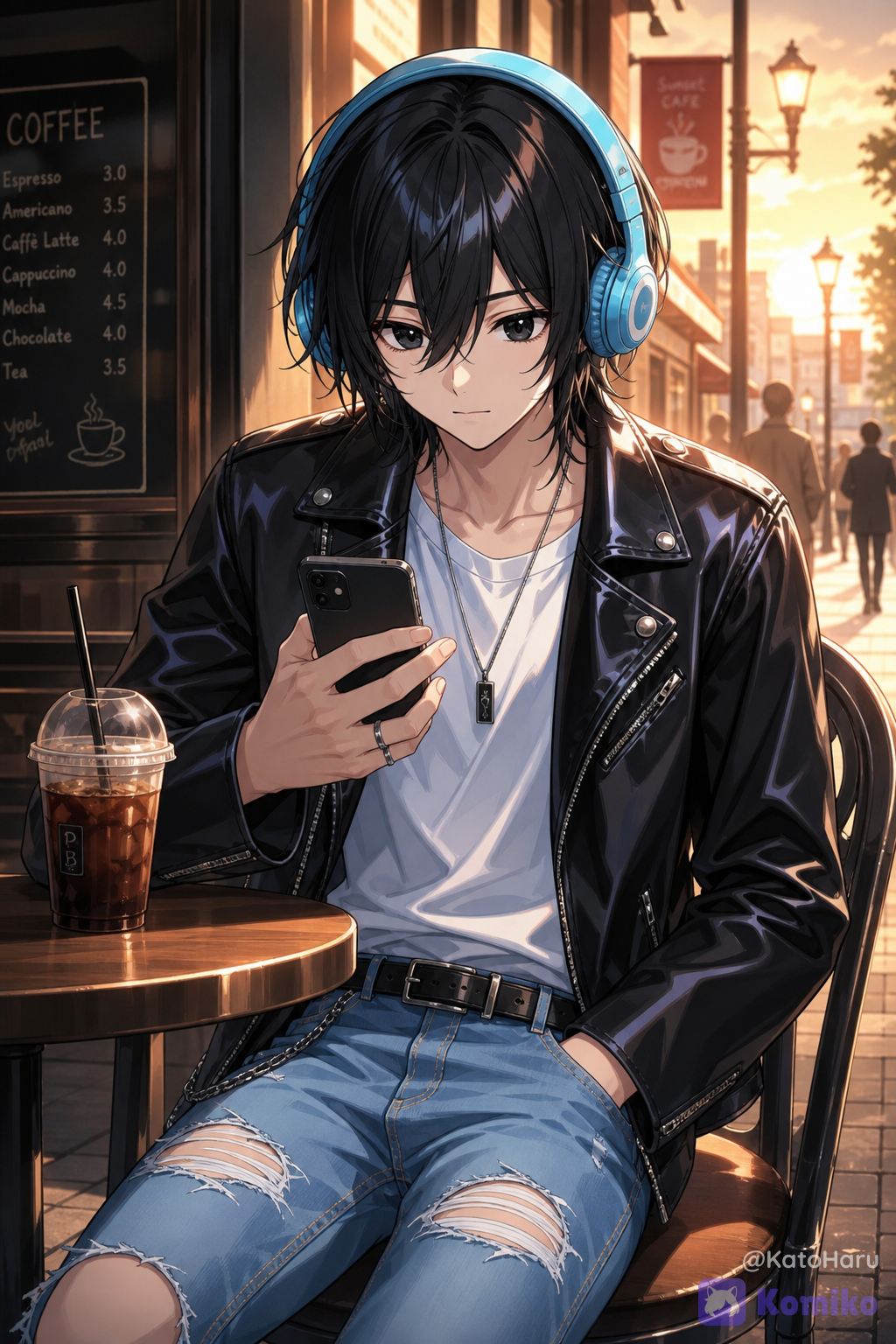 Street cafe.