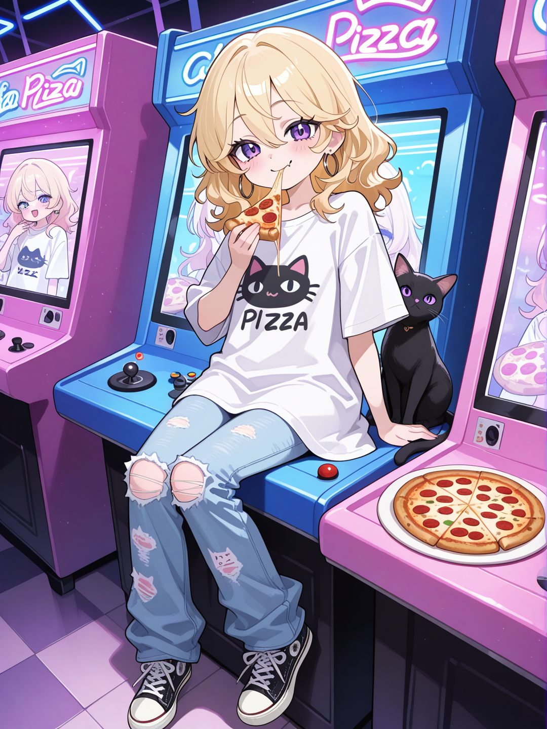I've always loved games and pizza 💖