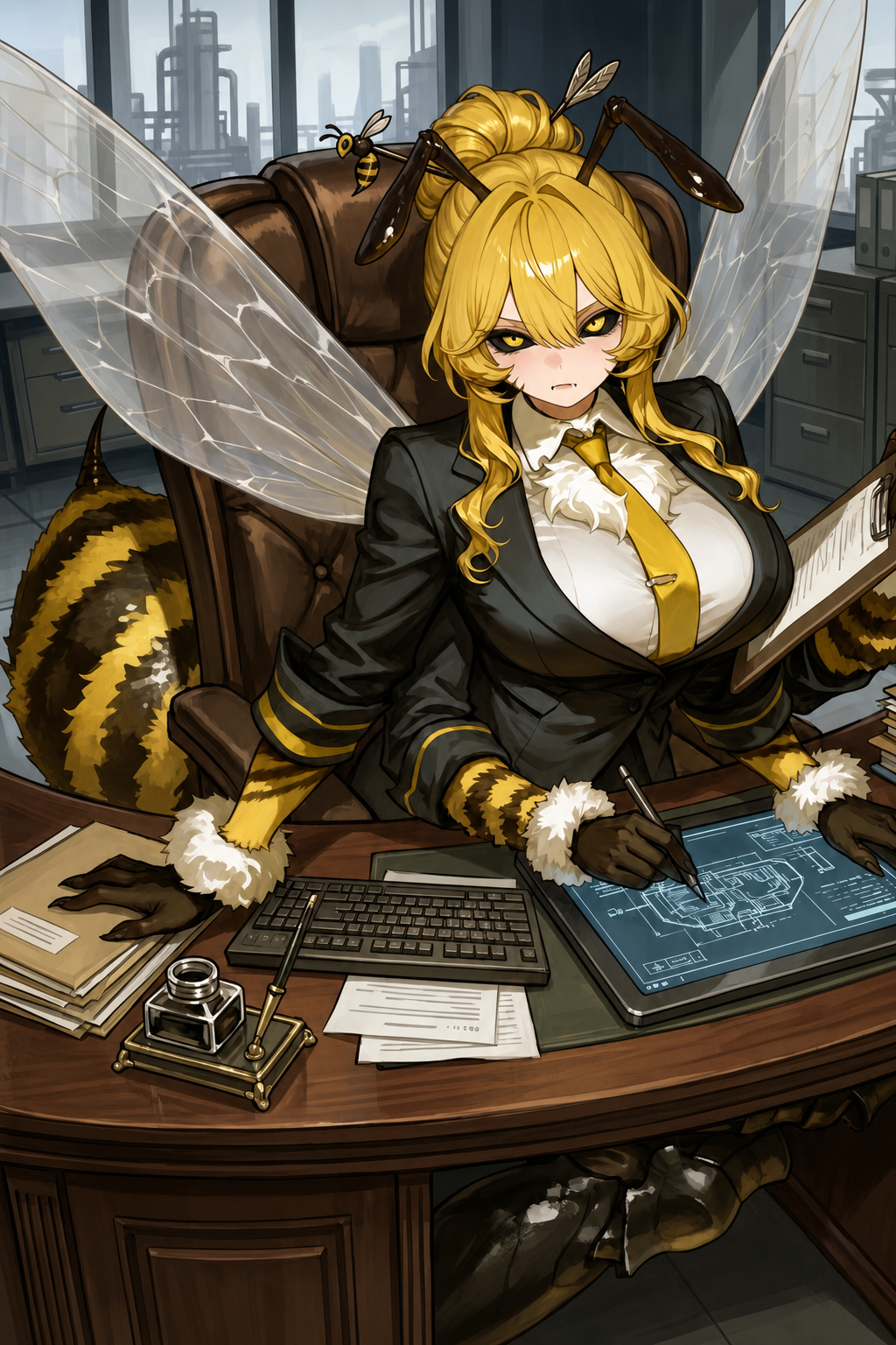 She is displeased with you 🐝