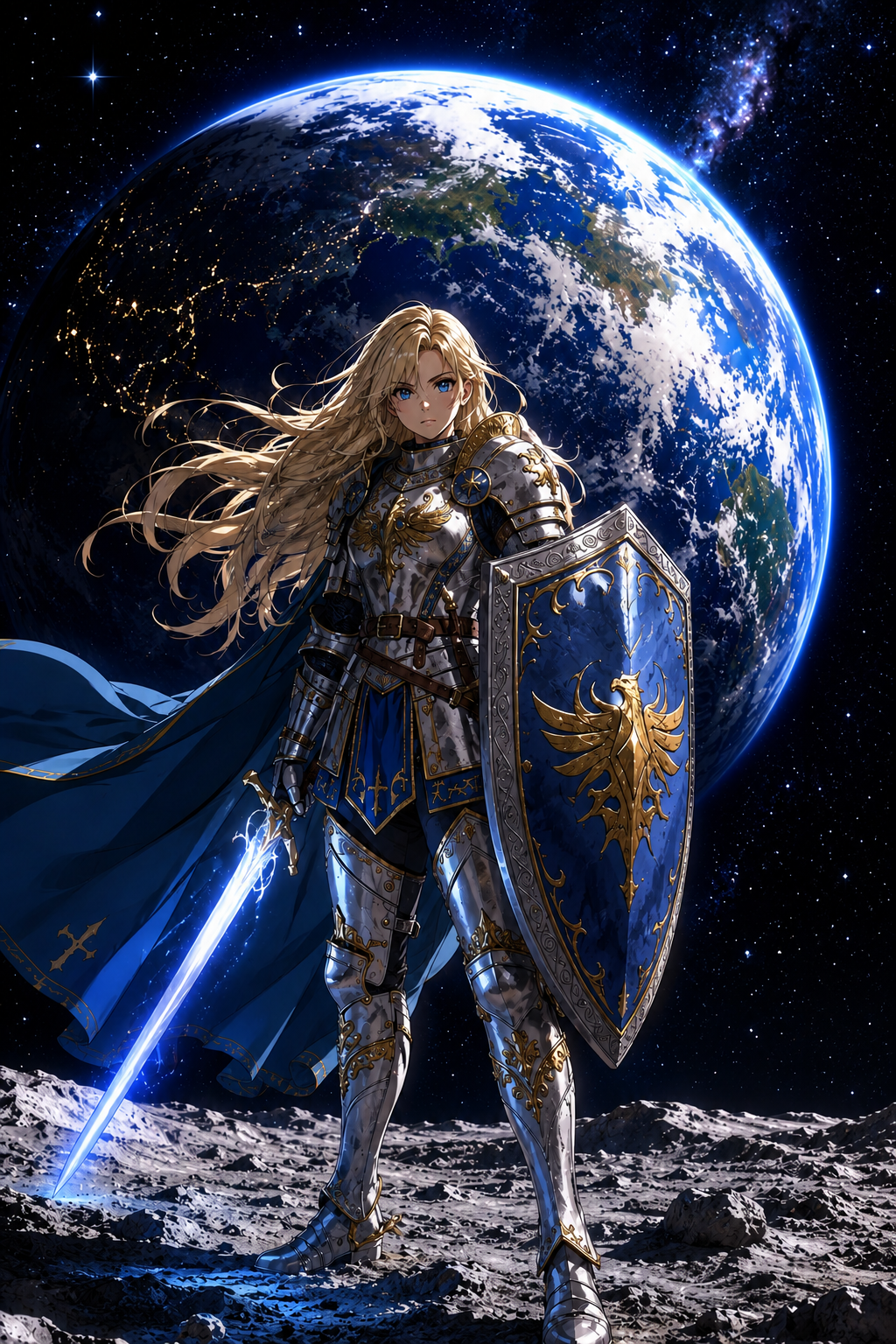 Standing ready at the end~