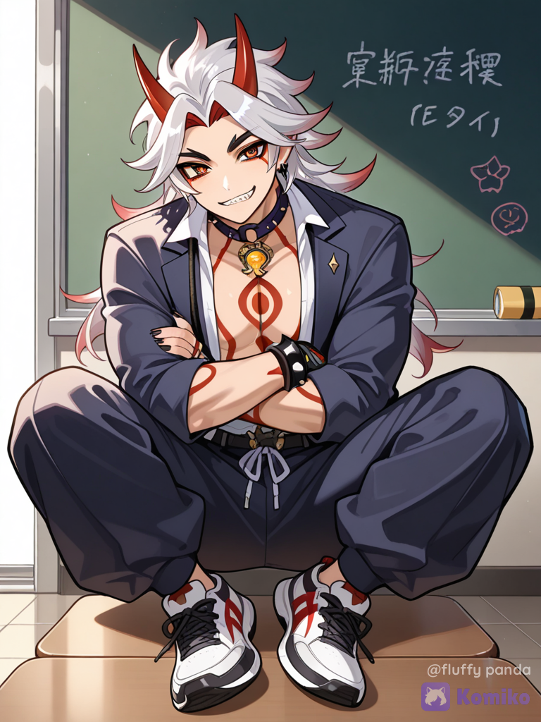 Itto in school uniform
