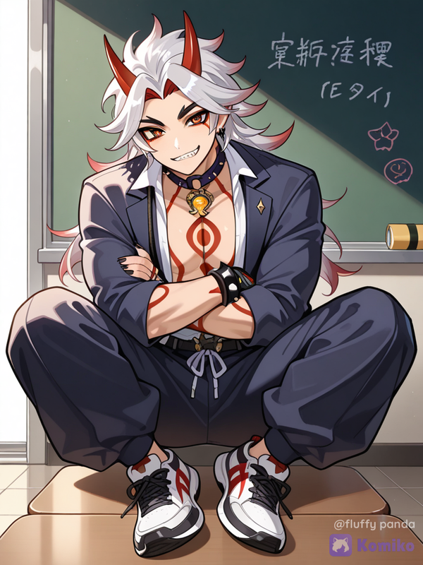 Itto in school uniform