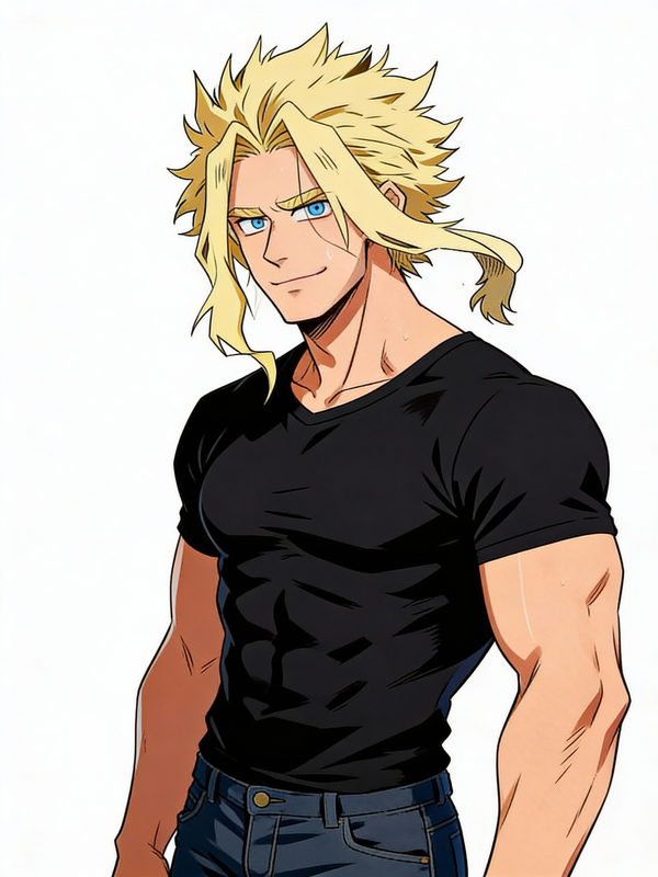 Young Toshinori Yagi / All Might