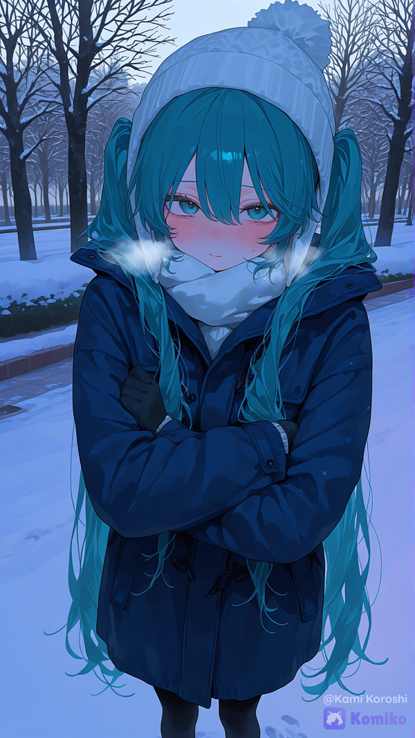 I... I want to go home... (speaking in a trembling voice due to the cold)