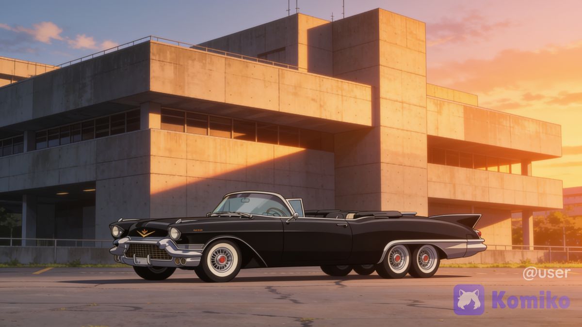 1957 Cadillac Eldorado Biarritz Convertible 6 Wheeler