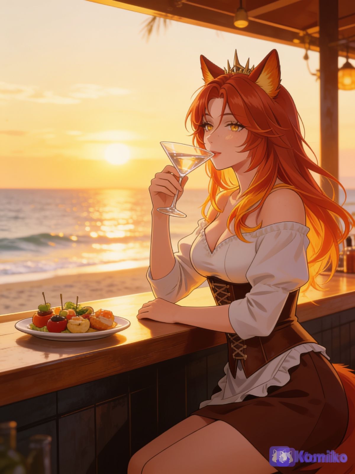 Kerosene's Golden Hour Sips 🦊🍸