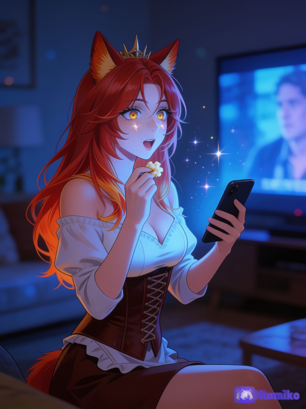 Ai Movie Night with Kerosene 🦊🍿