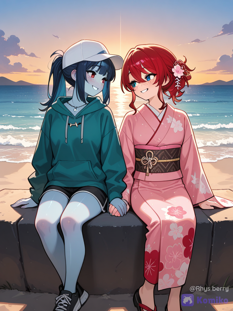 Sunset Vibes with Her 🌅💕