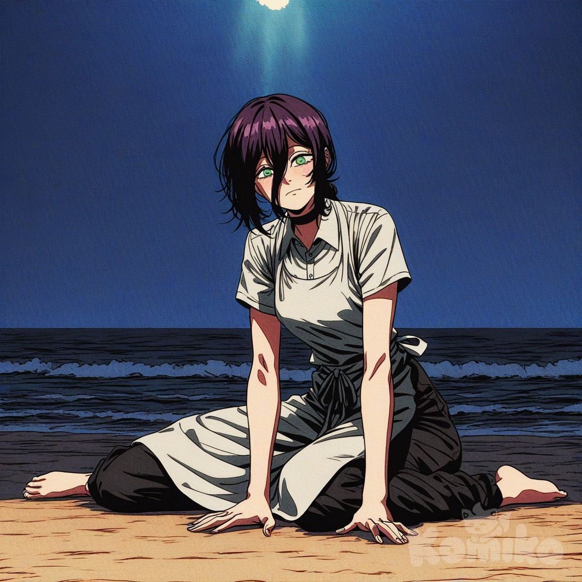 reze en la playa
