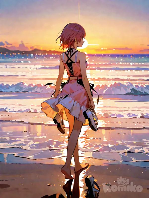 Sunset on A Beach