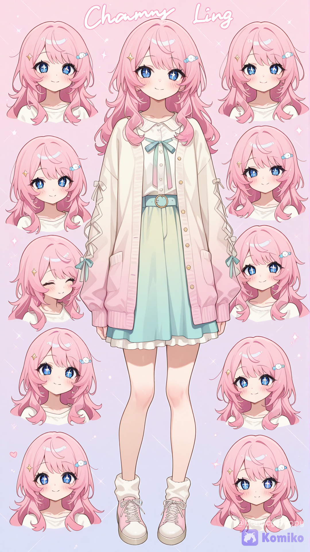 Mika Aozora adalah gadis ceria