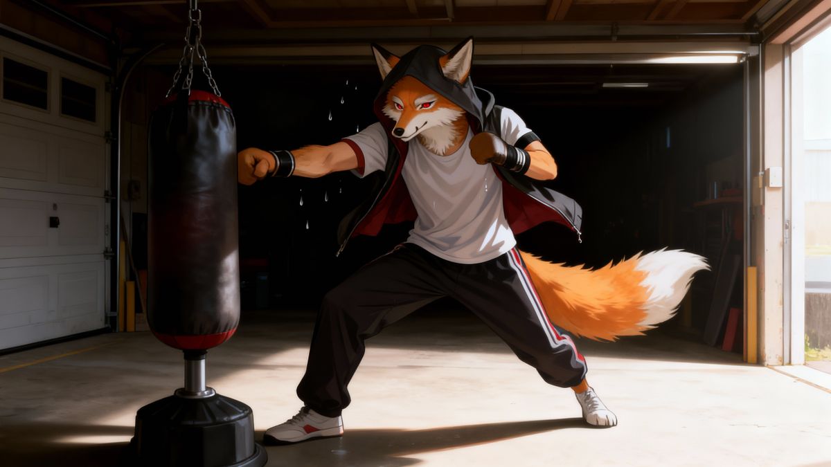 My OC in a sport training