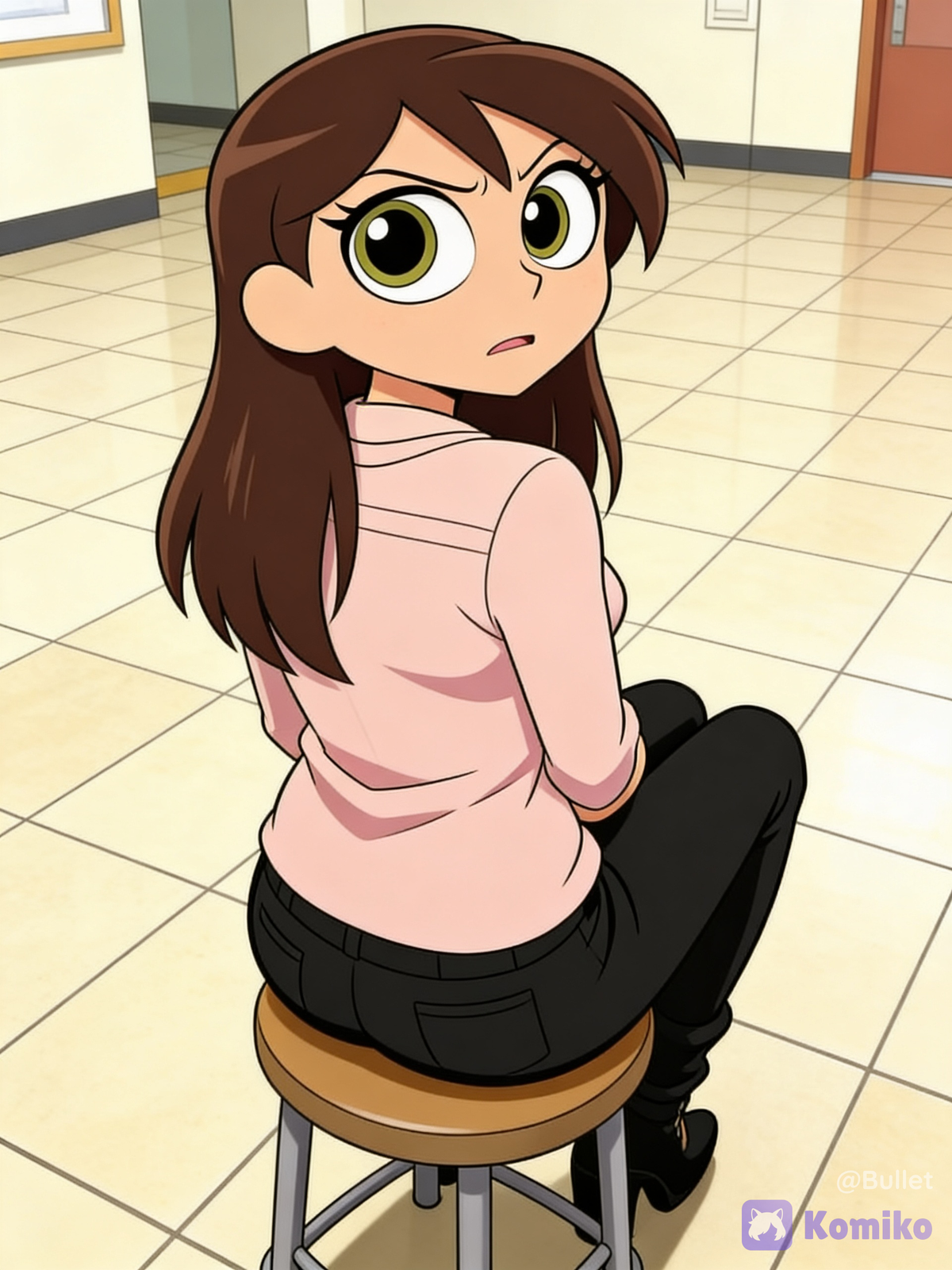 Confused lady 