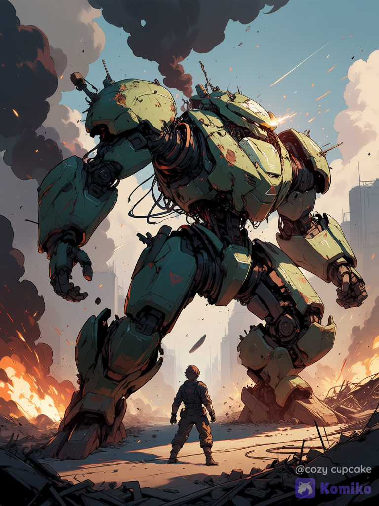 Mechs In Battle