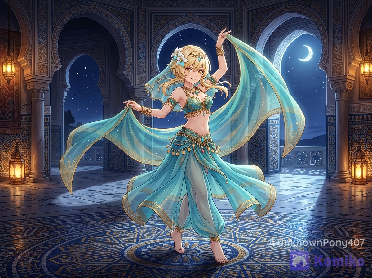 Belly dancer Lumine