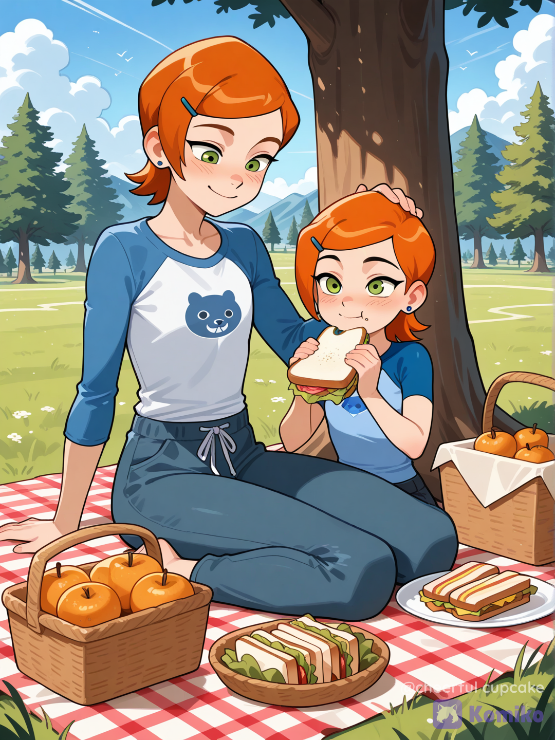 Gwen Tennyson y su familia