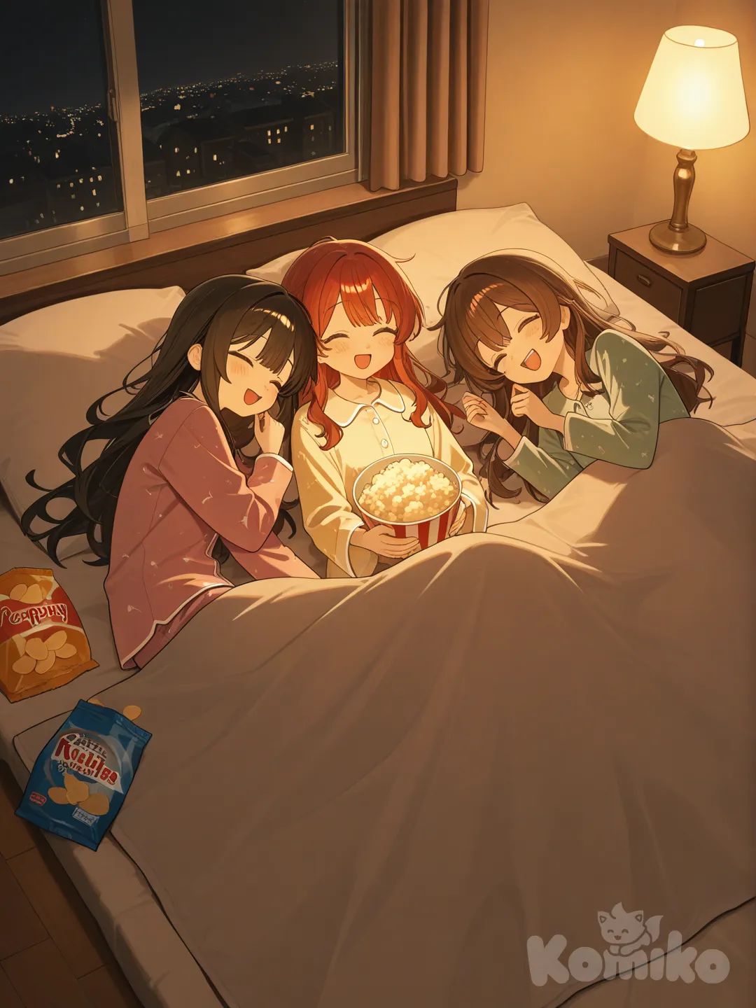 Late-night talks, snacks, and laughter strengthen friendships