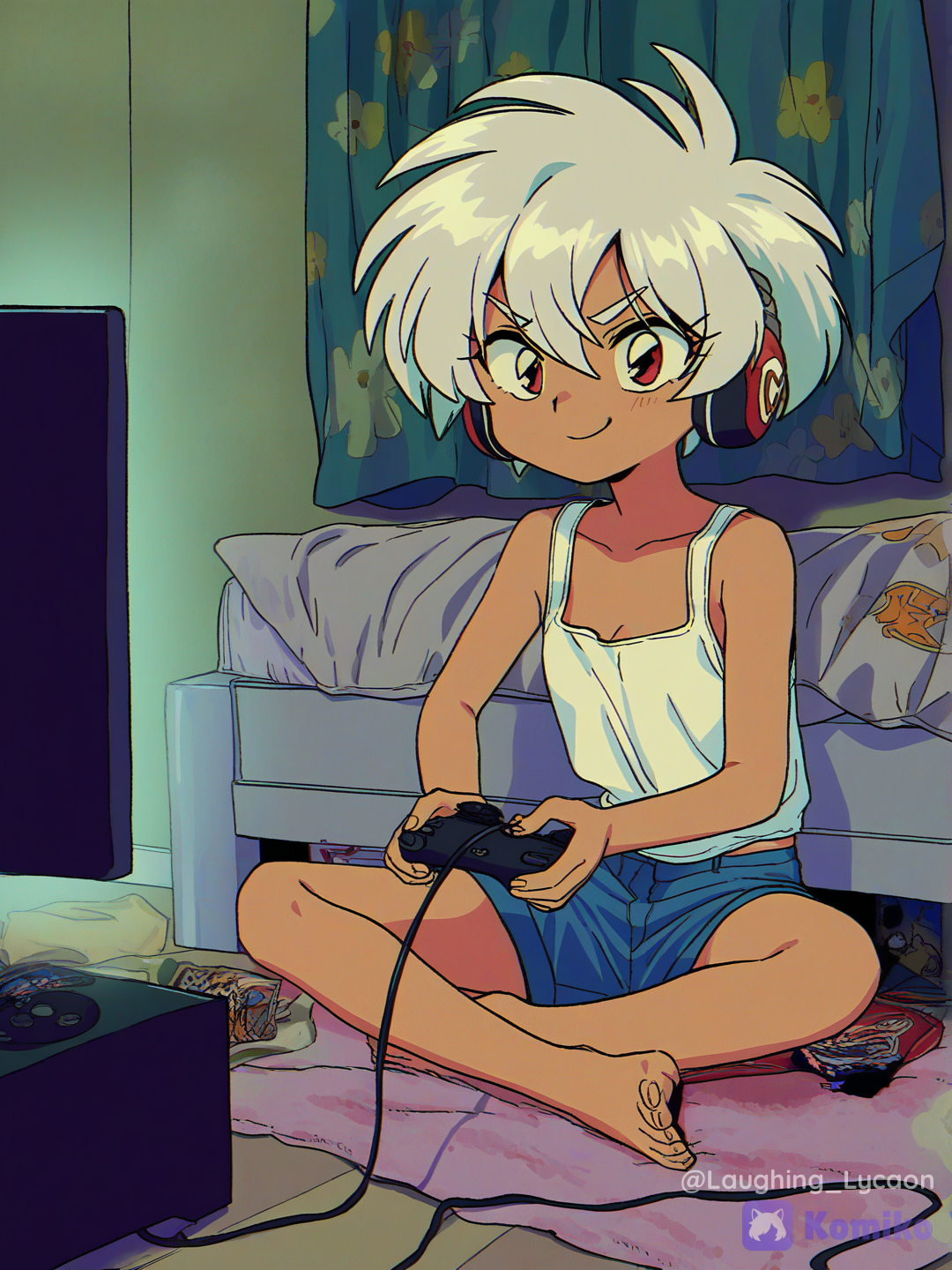 Young Bea's late night gaming sesh 🎮