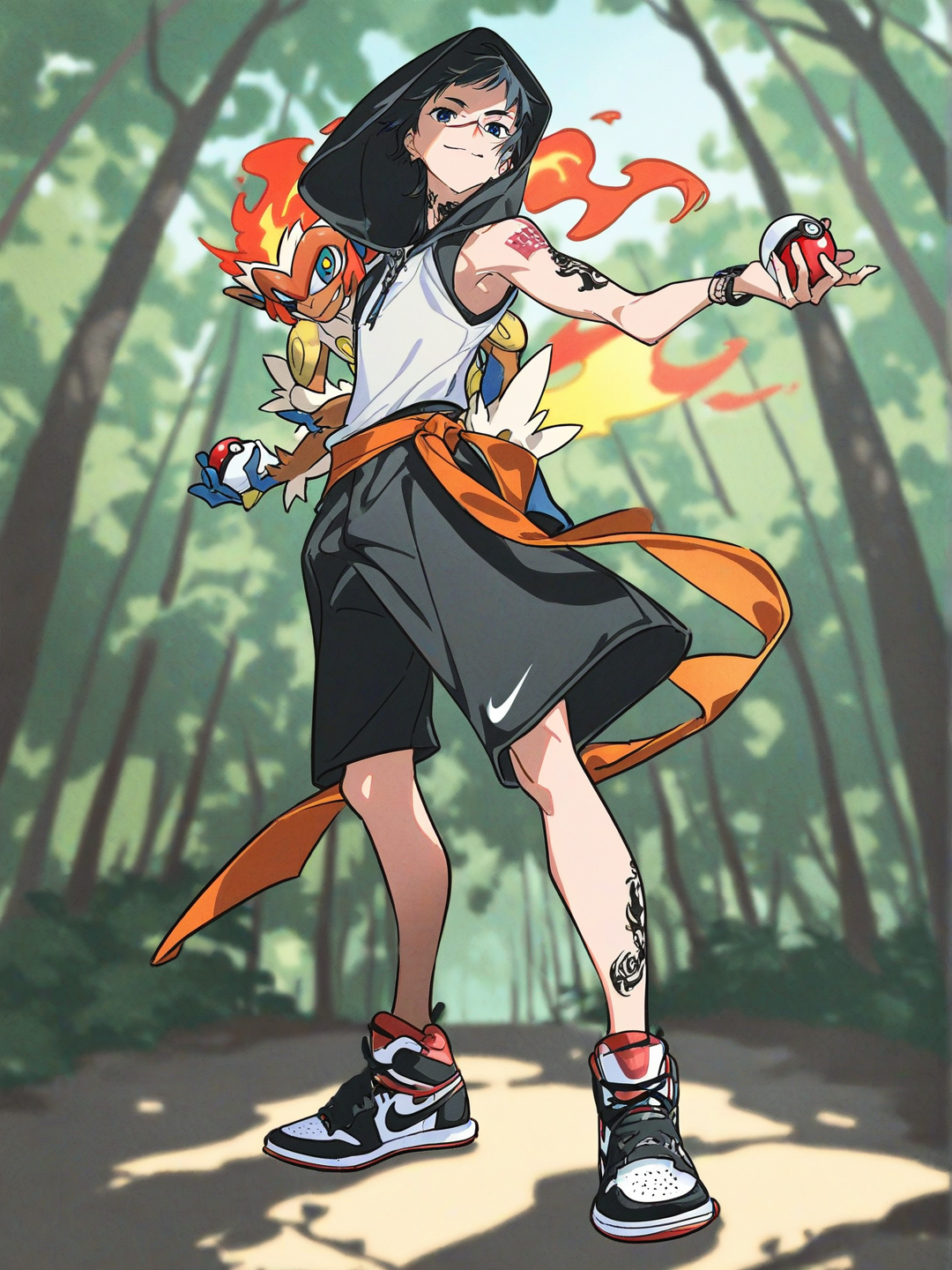 Kooper and his Pokemon