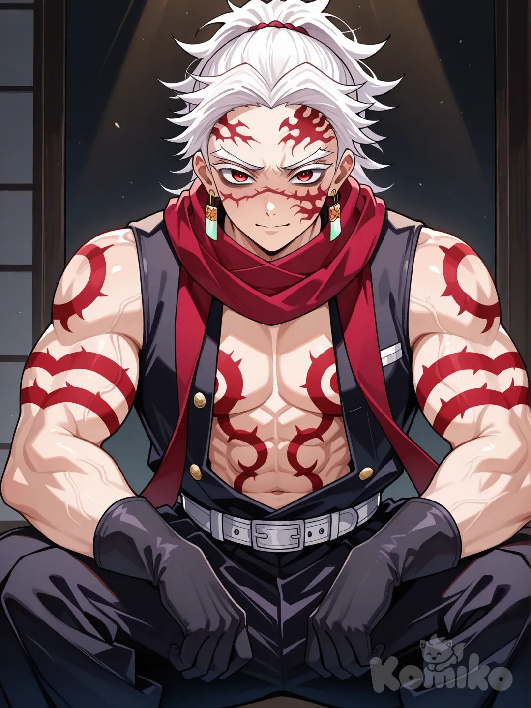 tried making Tengen Uzui  T^T help