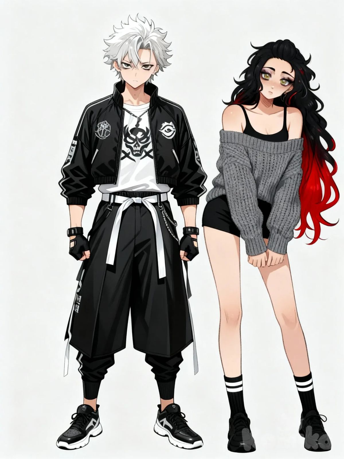Sanemi and ray hey guys sorry I've been at my moms lol