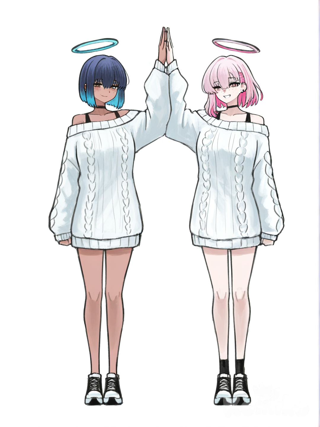 high five