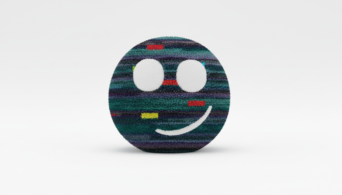A plush is actually cute, actually smile