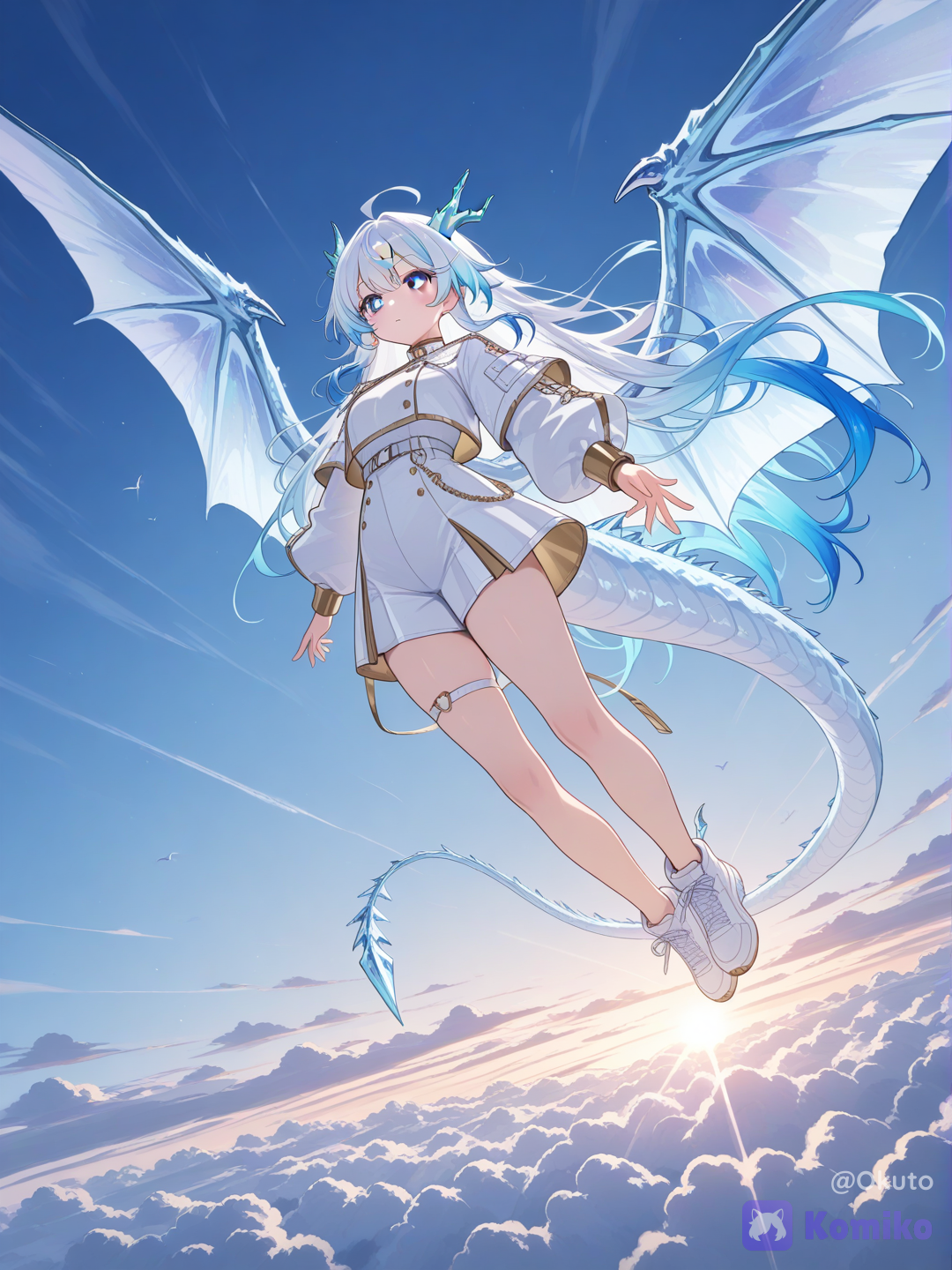 Transform Into A Dragon Girl