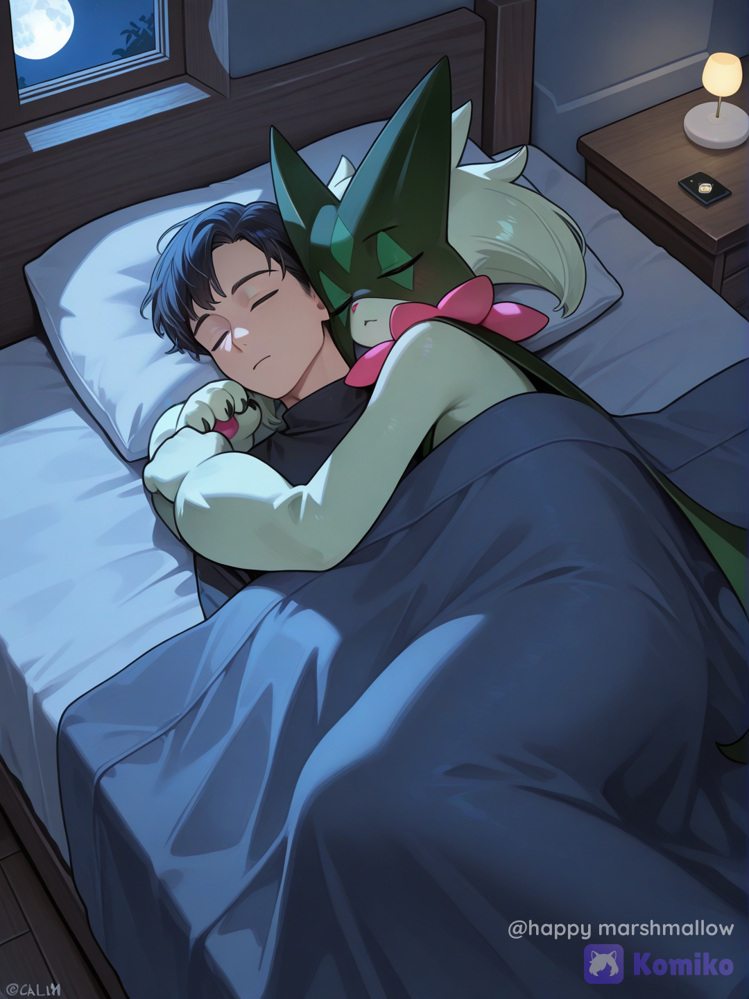 Meowscarada's quiet night and her trainer
