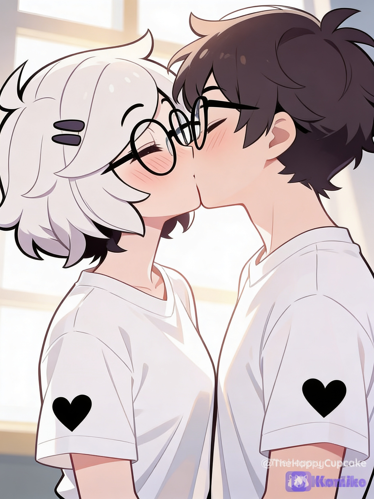Winky & Finn's Blushy Kiss 💕