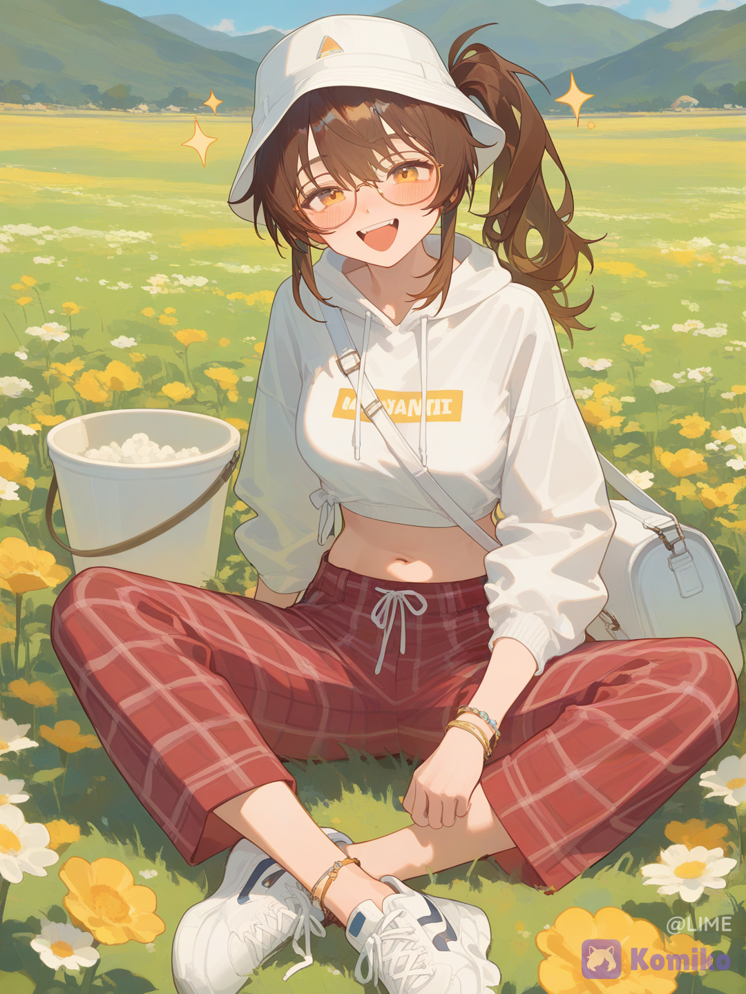 "The flowers are so beautiful!"