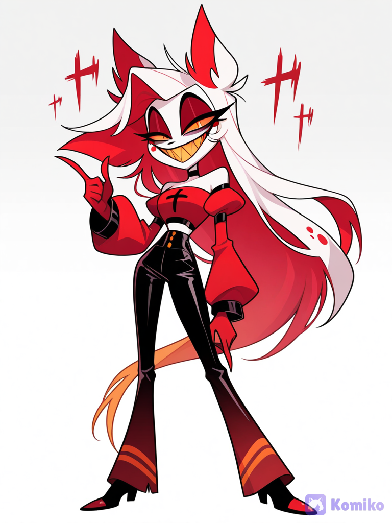 Red Hot Demon Energy 😈✨ My OC For Hazbin Hotel