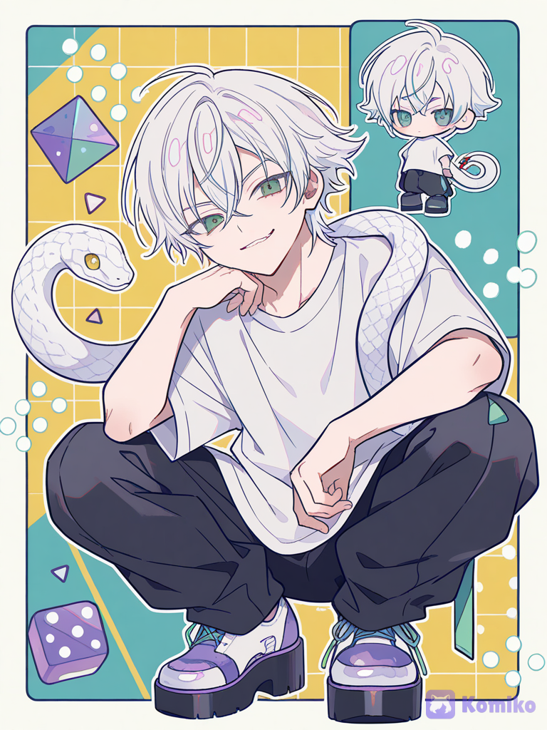 Snake Buddy Vibes 🐍💚