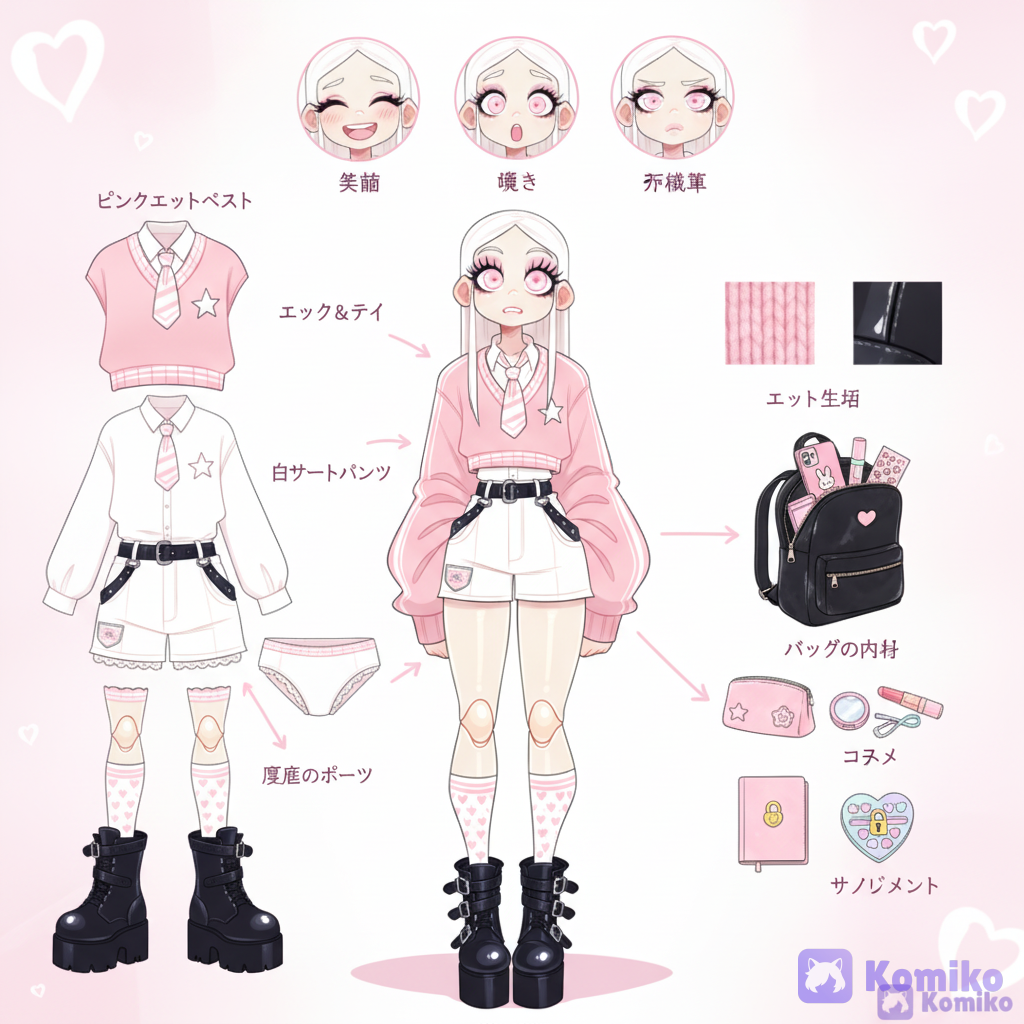 Pink Sweater Cutie Vibes 🌸
