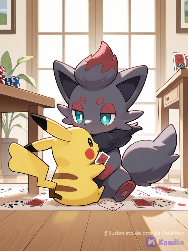 Zorua y Pikachu