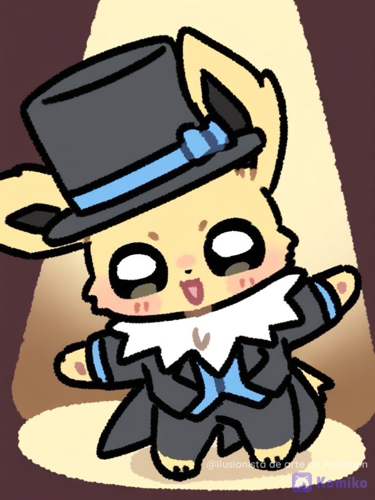 Jolteon con ropa elegante