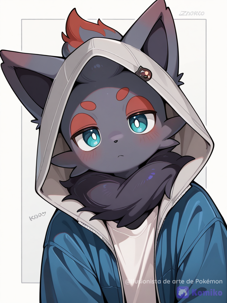Zorua con ropa de undertale