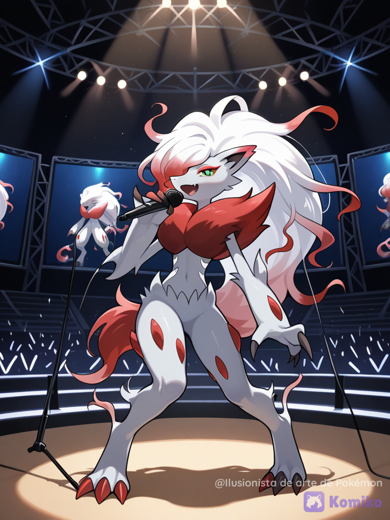 Hisuian Zoroark bailando