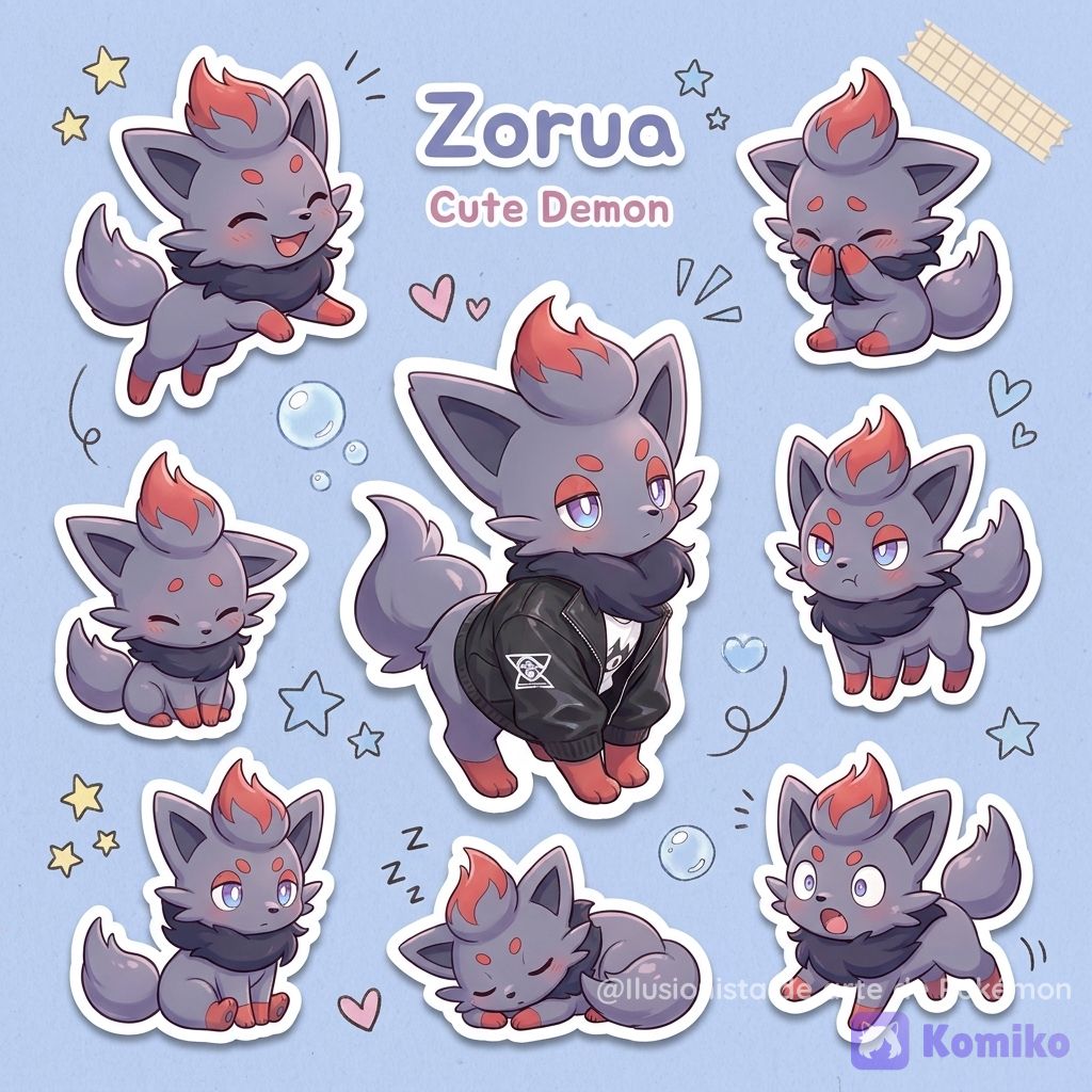 Zorua collage