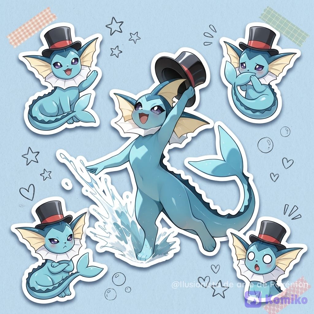 Vaporeon collage