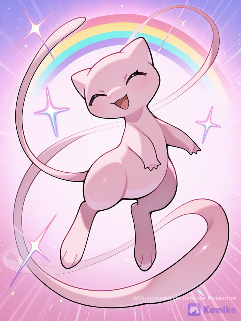 Mew feliz